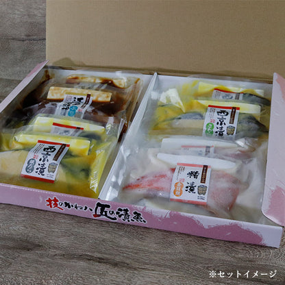 カネハチフーズ 漬魚 金目鯛 冷凍 70g×6枚（西京漬2枚・粕漬2枚・江戸甘味噌漬2枚）【送料無料】