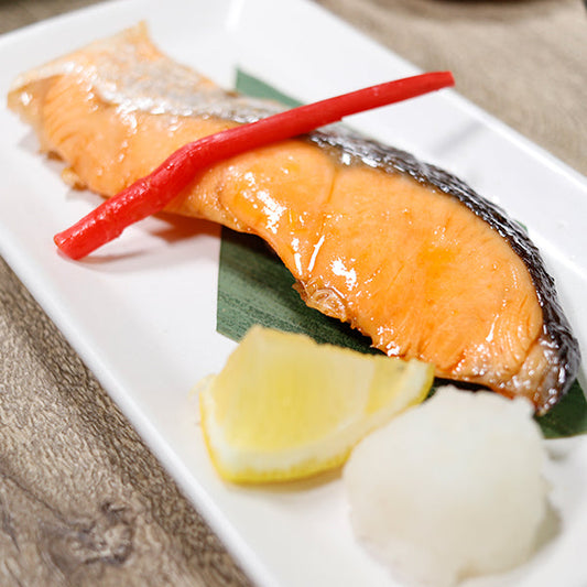 カネハチフーズ 銀鮭寒風干し切身（中辛）冷凍100g×6枚【送料無料】