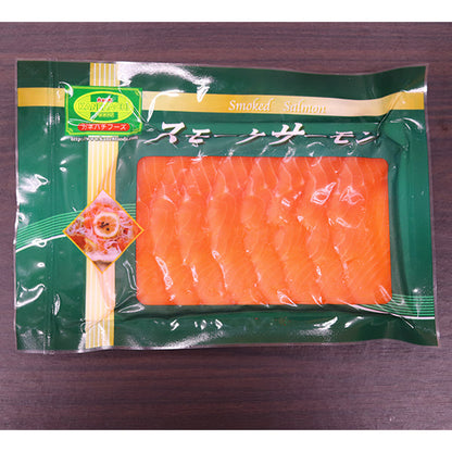 カネハチフーズ サーモンセット 冷凍（銀鮭寒風干し100g×4枚・スモークサーモン100g×4パック【送料無料】