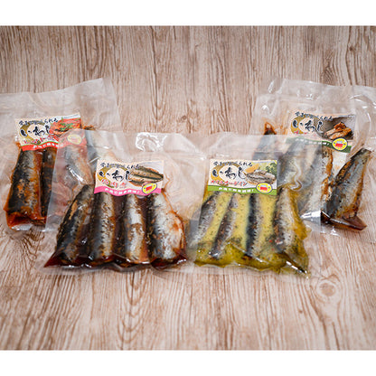 カネハチフーズ 骨ごと食べられる銚子産いわし・さば 和洋8点セット 冷凍【送料無料】