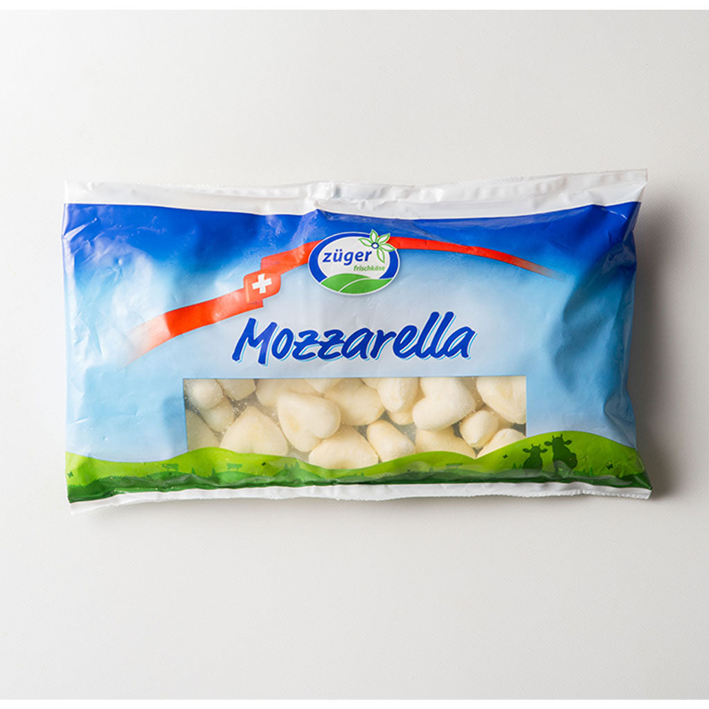 シンポフーズ スイス産モッツアレラチーズハート 500g 冷凍