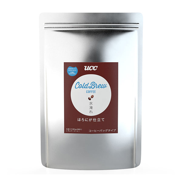 UCC Cold Brew　水淹れアイスコーヒーほろにが仕立て 80g×6P 業務用