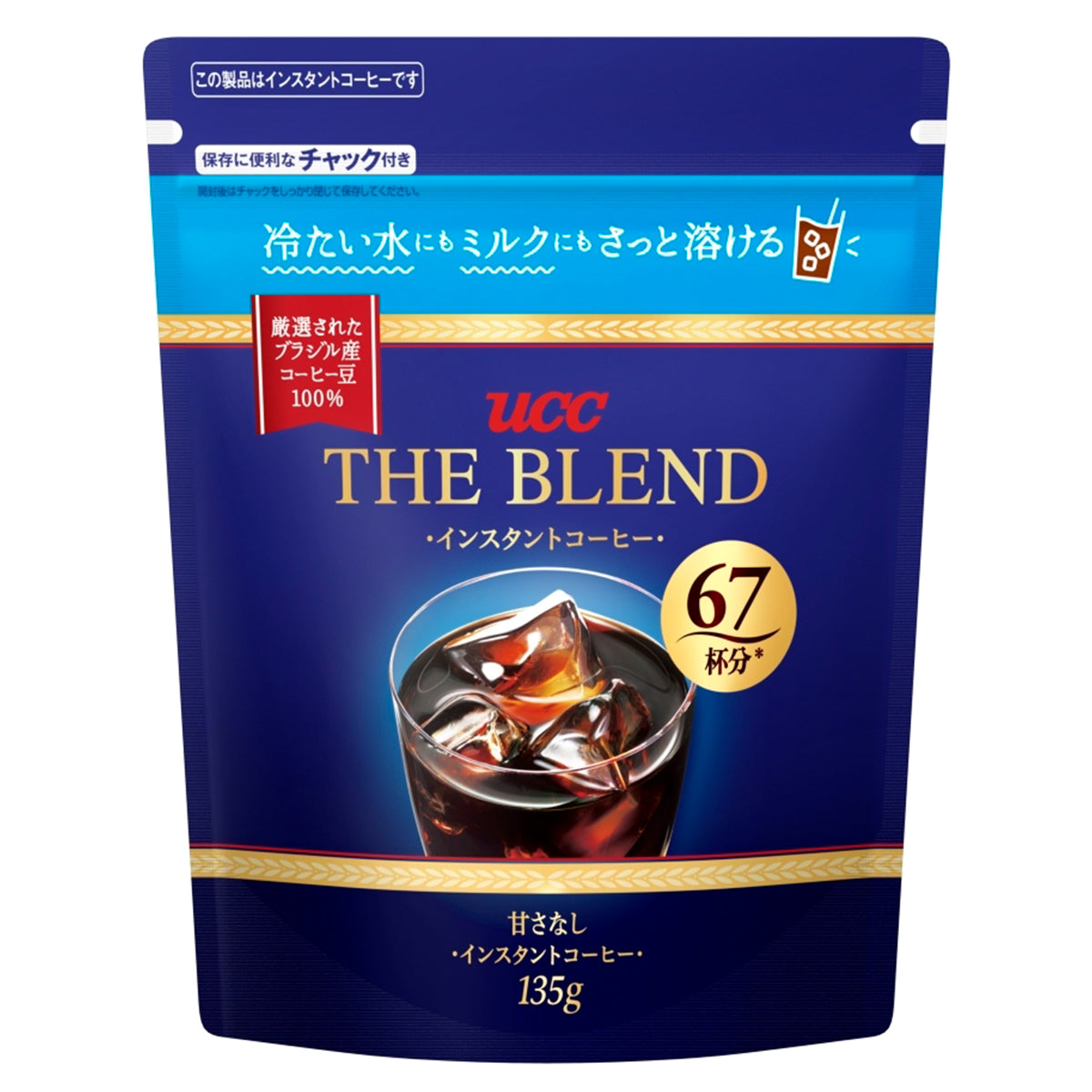 UCC ザ・ブレンド インスタントコーヒー 袋 135g