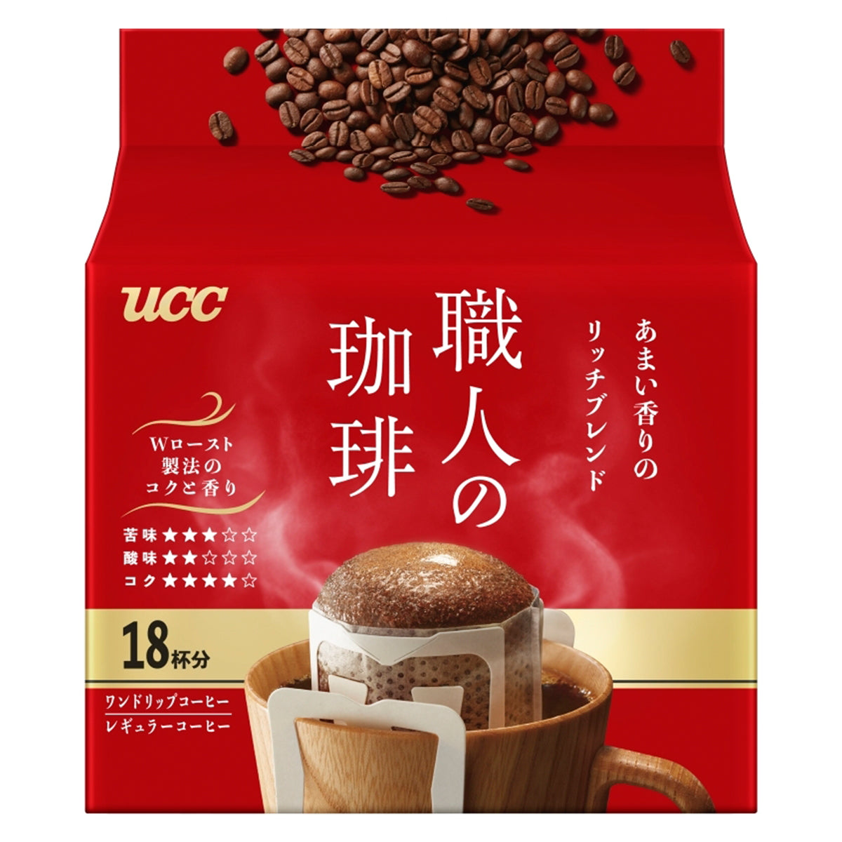 UCC 職人の珈琲 ワンドリップコーヒー あまい香りのリッチブレンド 18P