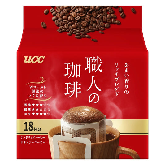 UCC 職人の珈琲 ワンドリップコーヒー あまい香りのリッチブレンド 18P