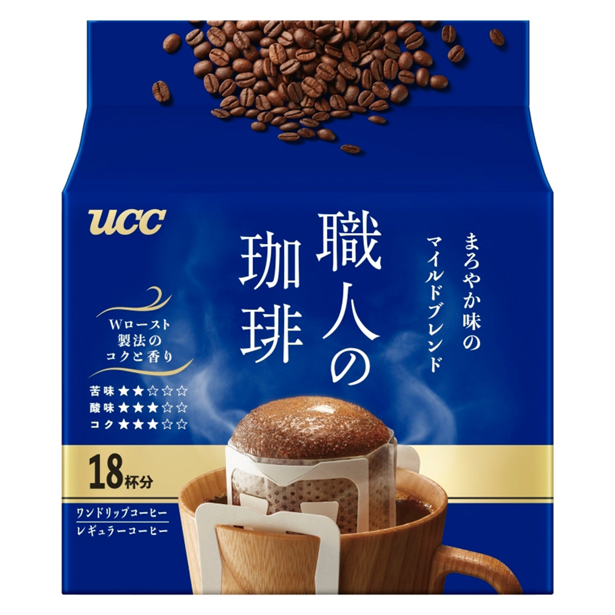 UCC 職人の珈琲 ワンドリップコーヒー まろやか味のマイルドブレンド 18P
