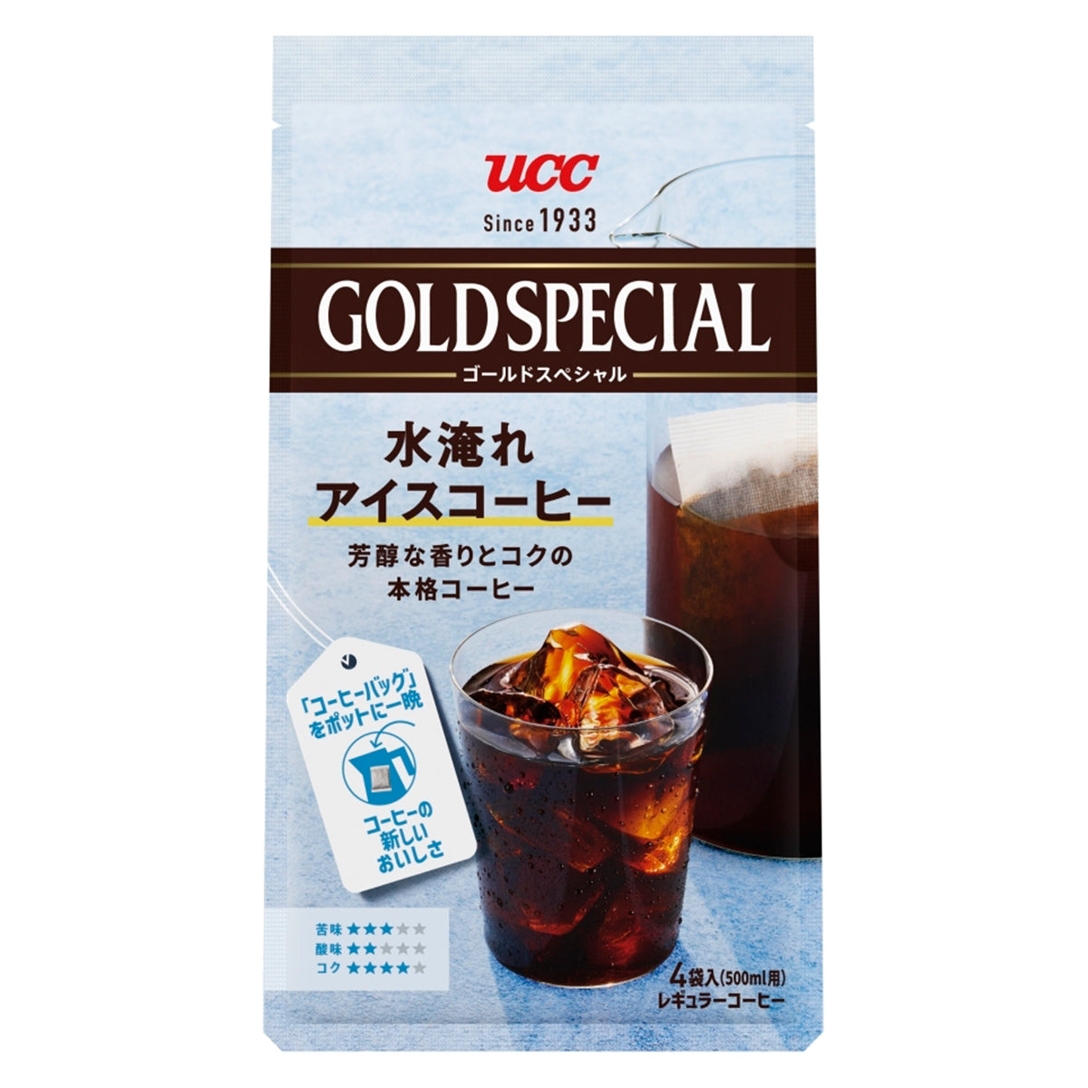 UCC ゴールドスペシャル コーヒーバッグ 水淹れアイスコーヒー 4P
