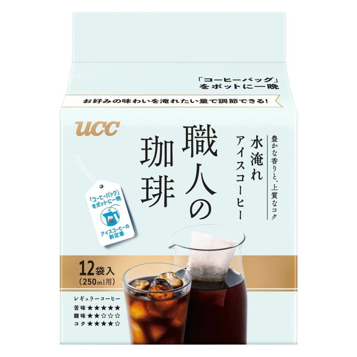 UCC 職人の珈琲 コーヒーバッグ 水淹れアイスコーヒー 12P