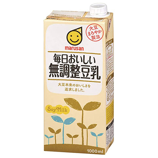 マルサンアイ 毎日おいしい無調整豆乳 1L