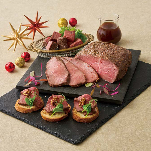 【冬ギフト】「ラ・ロシェル」坂井宏行監修 ローストビーフと特製ガーリックペッパーソース