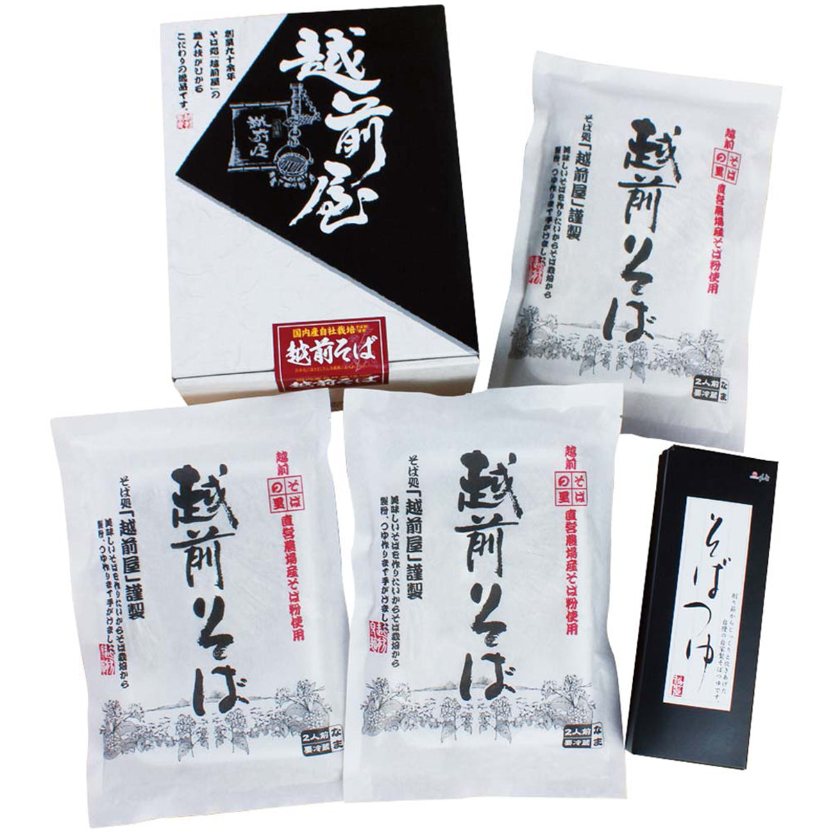 【夏ギフト】そば処「越前屋」越前産五割そば