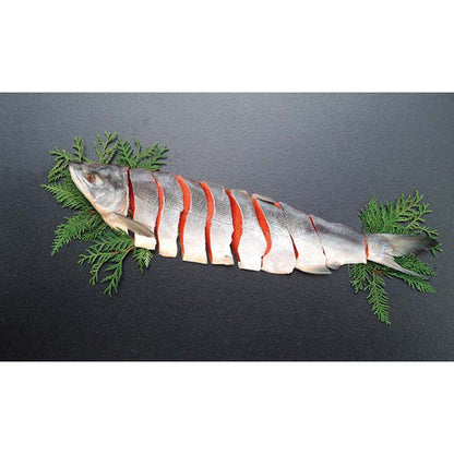 【冬ギフト】知床産 新巻鮭半身