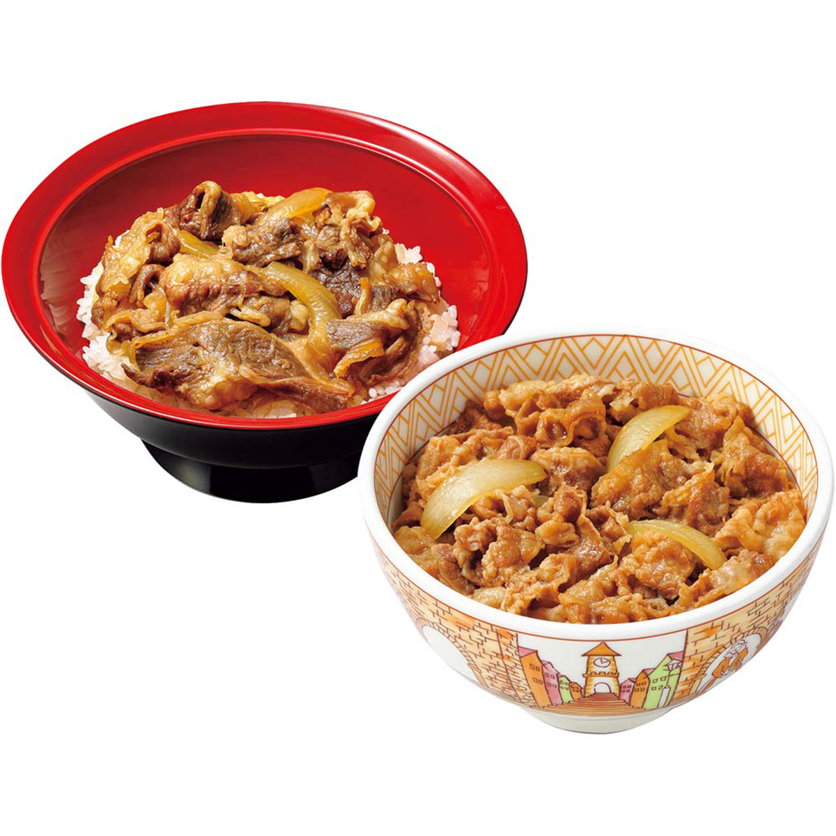 【夏ギフト】「すき家」牛丼の具・牛カルビ丼の具セット