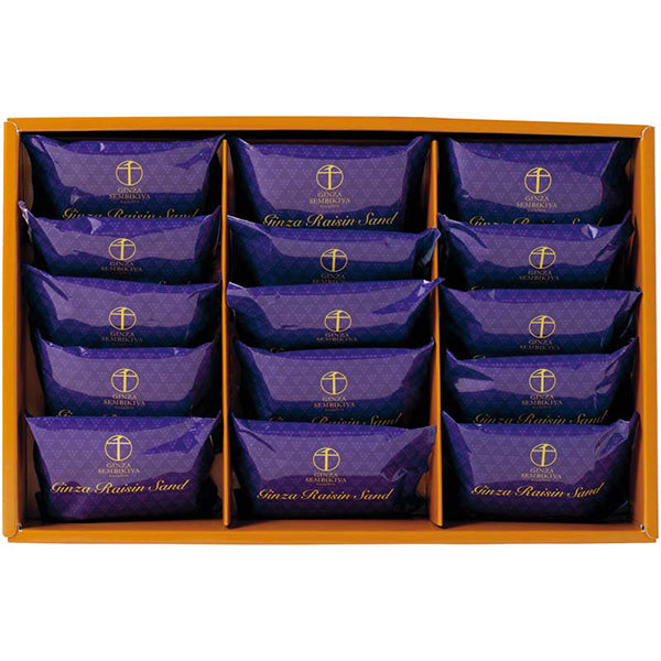 【冬ギフト】「銀座千疋屋」銀座レーズンサンド