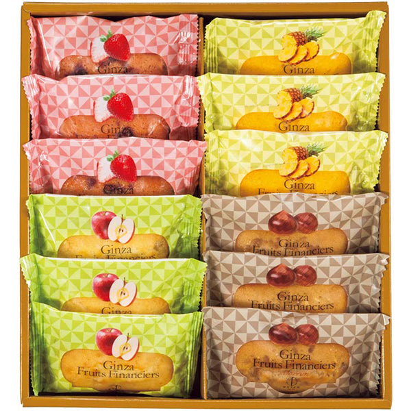 【冬ギフト】「銀座千疋屋」銀座フルーツフィナンシェ