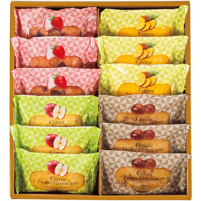 【冬ギフト】「銀座千疋屋」銀座フルーツフィナンシェ