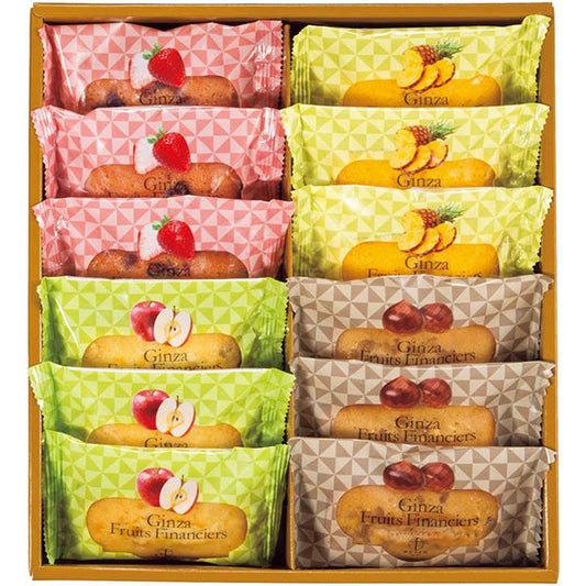 【冬ギフト】「銀座千疋屋」銀座フルーツフィナンシェ