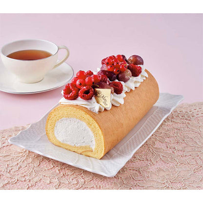 【冬ギフト】「パティスリー モンシェール」堂島バニラロールデコレーション