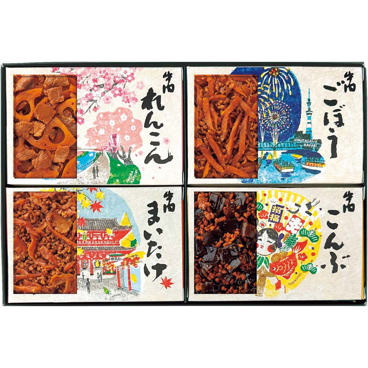 【夏ギフト】「浅草今半」牛肉佃煮詰合せ