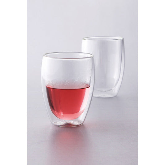 ボダム パヴィーナ ペアダブルウォールグラス 350ml【送料無料】