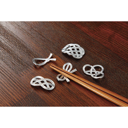 能作 箸置 結び 5ヶ入【送料無料】