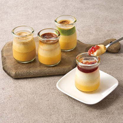 【冬ギフト】「心優ｰCotoyu Sweetsｰ」あまおういちごのチーズプリン＆キャラメルブリュレ