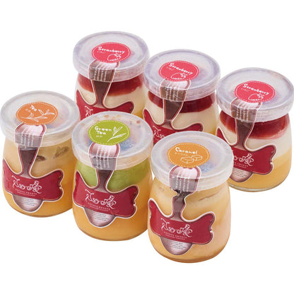 【夏ギフト】「心優ｰCotoyu Sweetsｰ」あまおういちごのチーズプリン＆キャラメルブリュレ