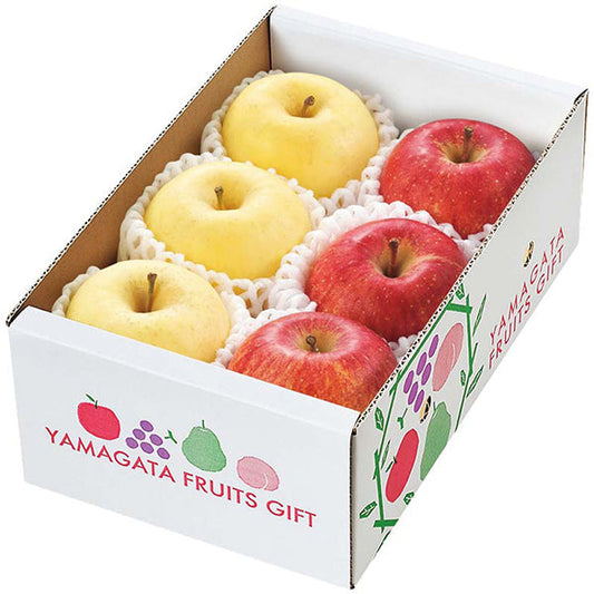 【冬ギフト】山形県産 サンふじとはるか食べ比べ
