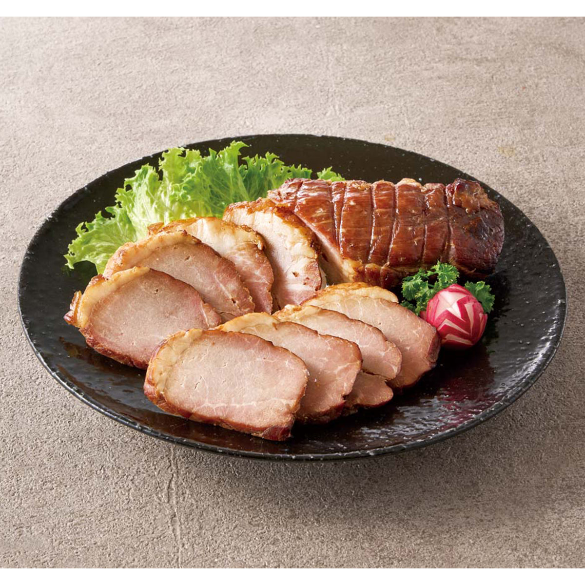 【夏ギフト】鹿児島産 黒豚の炭焼き焼豚