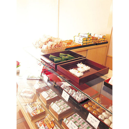 ヤマコー 溜塗菓子番重 小（44122）