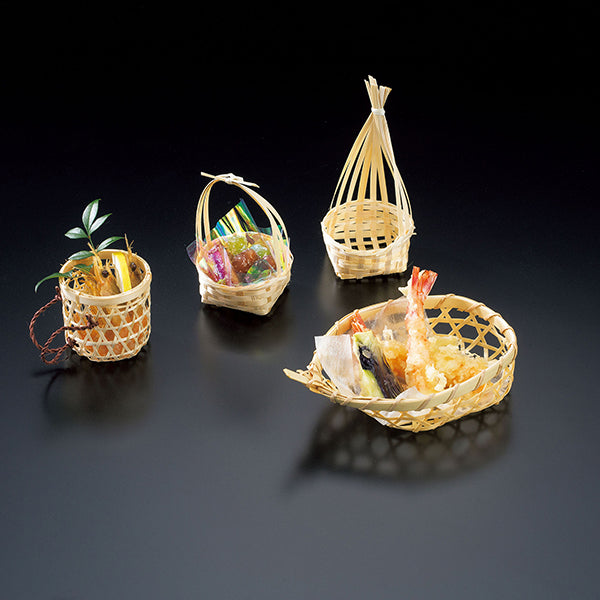 ヤマコー 笹舟珍味篭（22570）