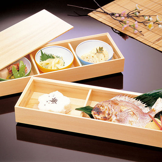 ヤマコー 檜・二段長手弁当（29603）