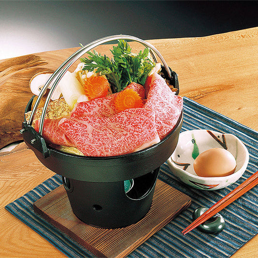 ヤマコー すき焼き鍋つる付（1人用）（21494）