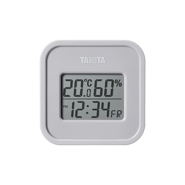 タニタ デジタル温湿度計 TT-588-GY