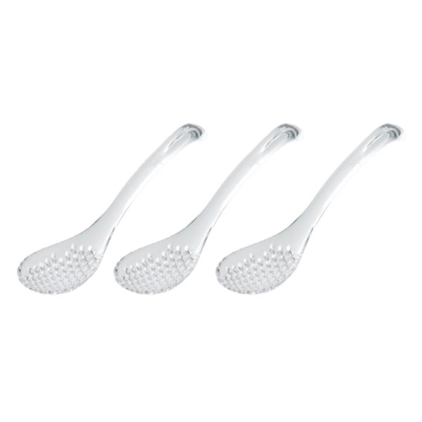 曙産業 しずくレンゲ 穴あき 3本セット クリア TW-3744