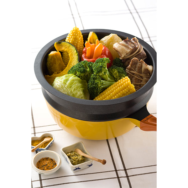その他 加工食品 Remi Remi♪Hiranoレミパン ブラウン＆ノッポ蒸し台セット | フーヅフリッジ