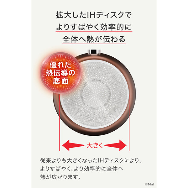 IHチタン・エクセレンス モカ ウォックパン 28cm | フーヅフリッジ UCC
