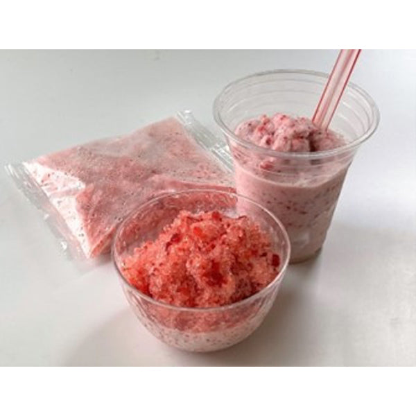 アイスライン 雪氷／いちご果肉入り 冷凍 100g×18袋