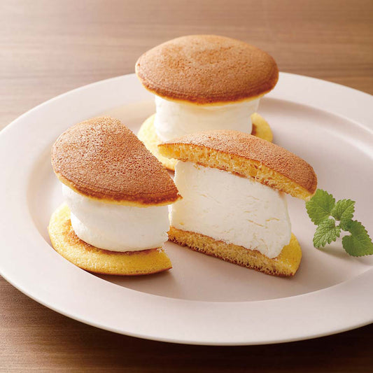 【夏ギフト】「亀じるし」ふわふわクリーミー生どら焼き