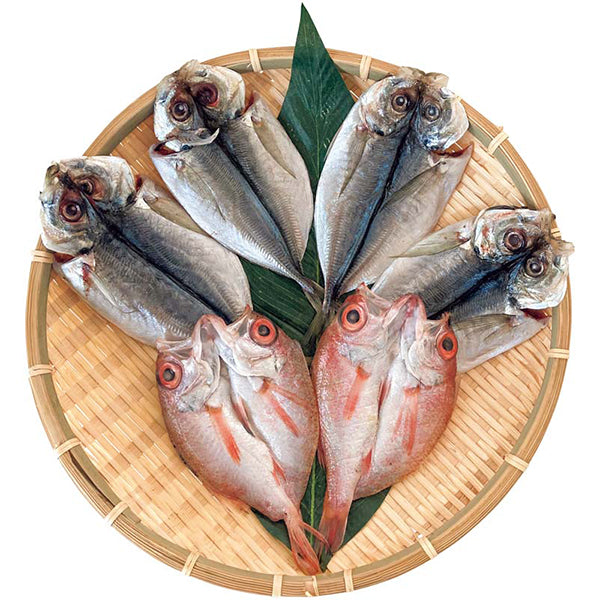 【冬ギフト】島根県産 天然のどぐろと真あじの開干し