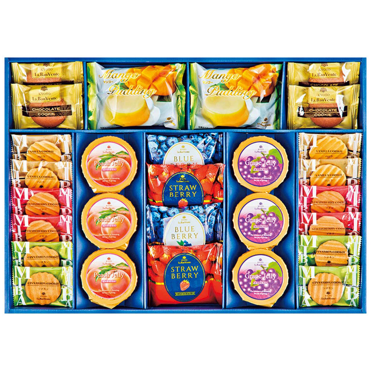 【夏ギフト】京都ラ・バンヴェント フルーツゼリー＆焼菓子詰合せ