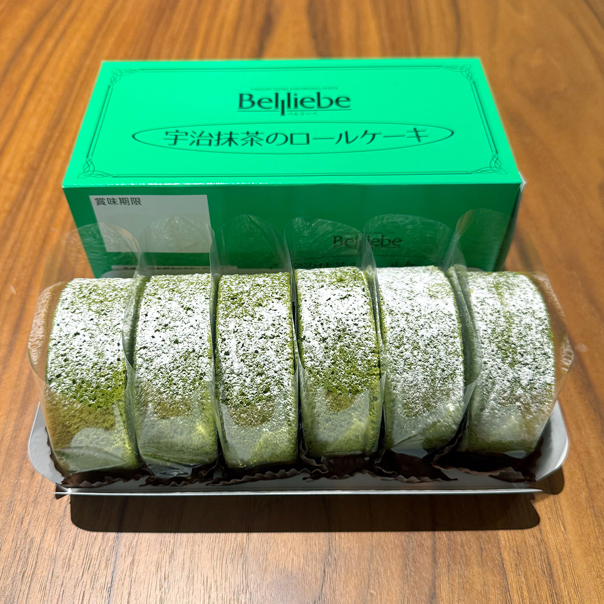 ベルリーベ 京都宇治抹茶のロールケーキ 6個