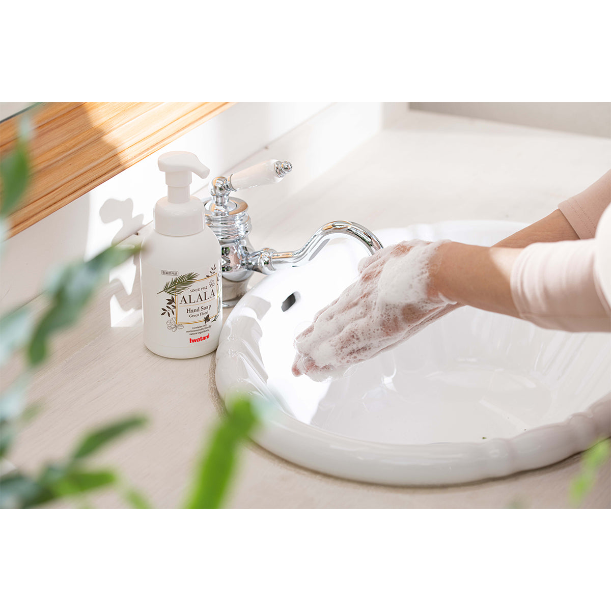 Iwatani【36本セット】ALALA 薬用泡のハンドソープ 350ml AHS3-350-90