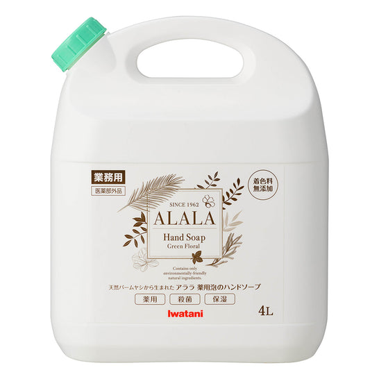 Iwatani【3本セット】ALALA 薬用泡のハンドソープ業務用 4L AHS3-4L