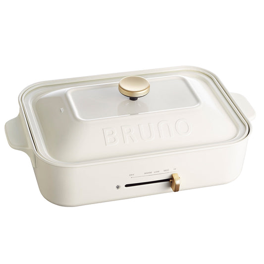 コンパクトホットプレート BRUNO BOE021-WH 7760192