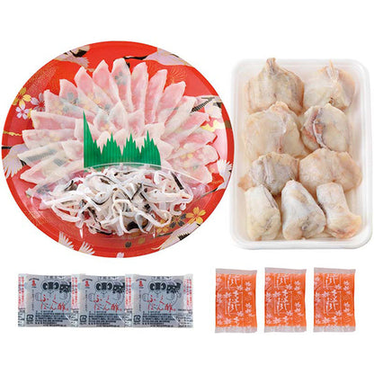 【冬ギフト】「関とら本店」ふく刺身とふくちりセット