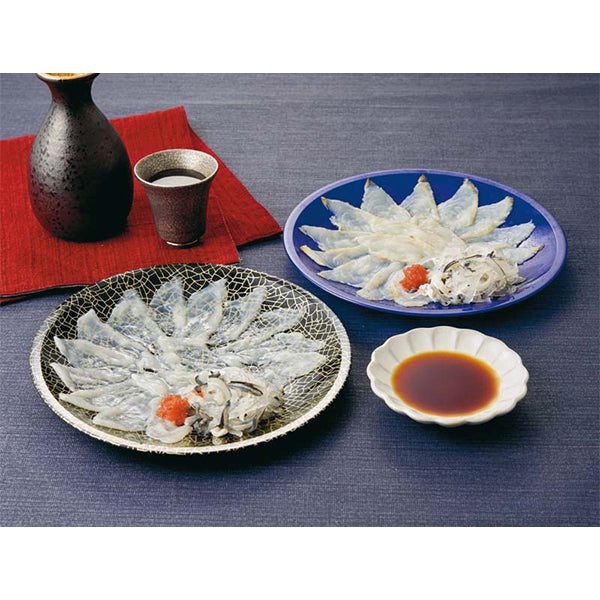 【冬ギフト】とらふぐ刺身・真ふぐたたきセット