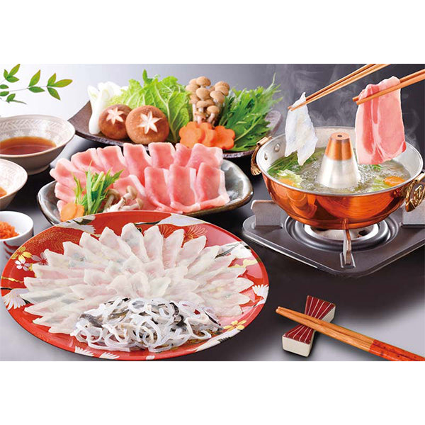 【冬ギフト】「関とら本店」海と丘の豚しゃぶ食べ比べ