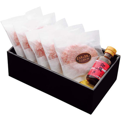 【冬ギフト】「千成亭」近江牛と黒豚のハンバーグ