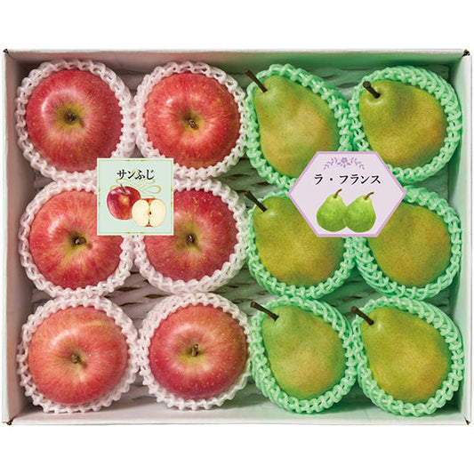 【冬ギフト】奥山農園 山形県産 りんご＆ラフランス詰合せ